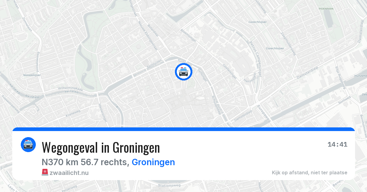 Wegongeval in Groningen — 21 jul 2026