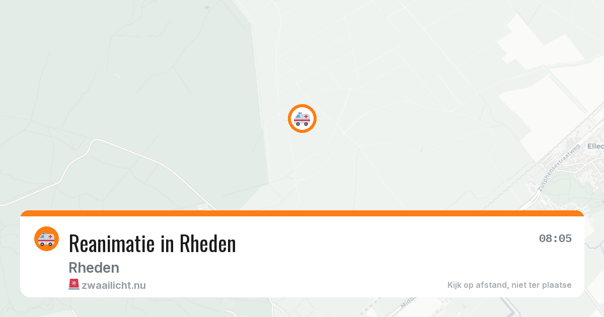 Reanimatie in Rheden — 26 jul 2026