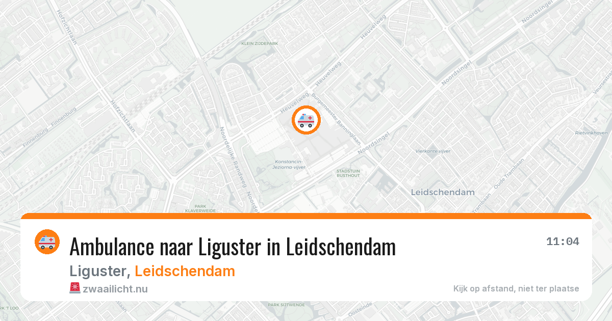 Ambulance naar Liguster in Leidschendam — 8 mei 2026