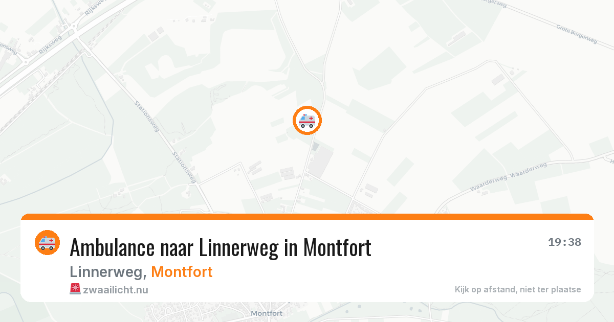 Ambulance naar Linnerweg in Montfort — 8 jun 2026