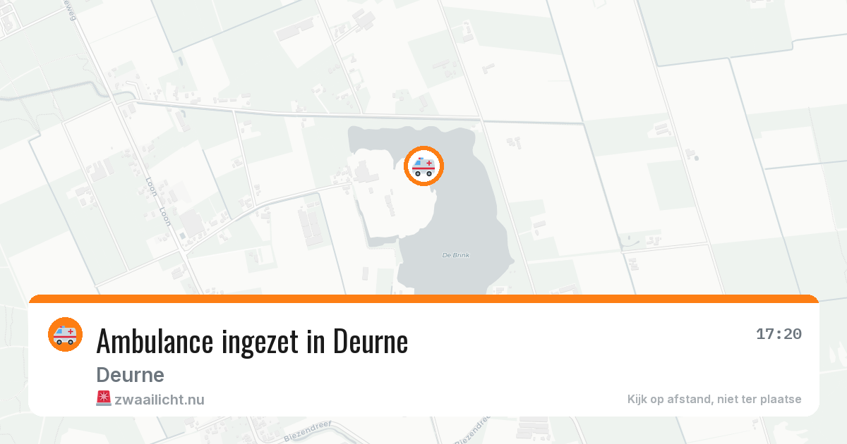 Ambulance ingezet in Deurne — 21 jul 2026