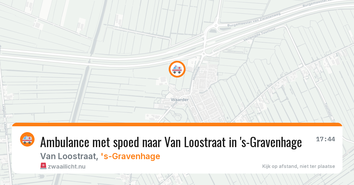 Ambulance met spoed naar Van Loostraat in 's-Gravenhage — 21 jan 2026