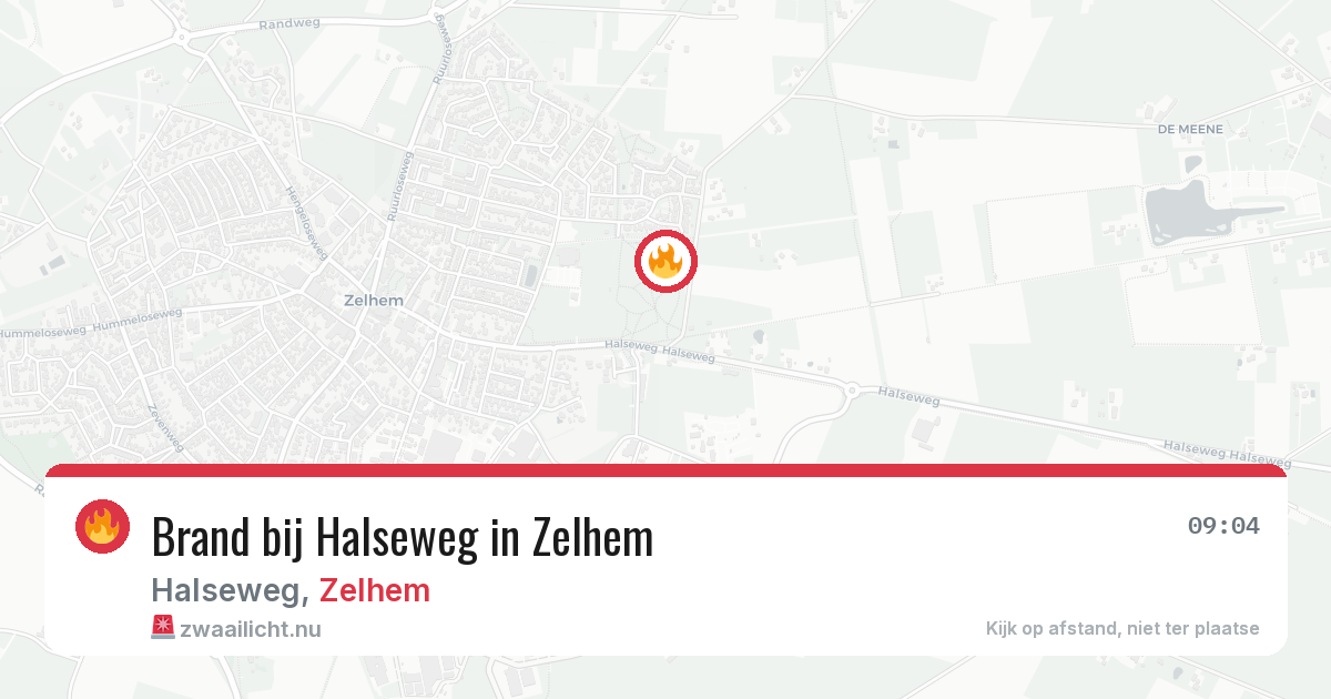 Brand bij Halseweg in Zelhem — 1 jun 2026