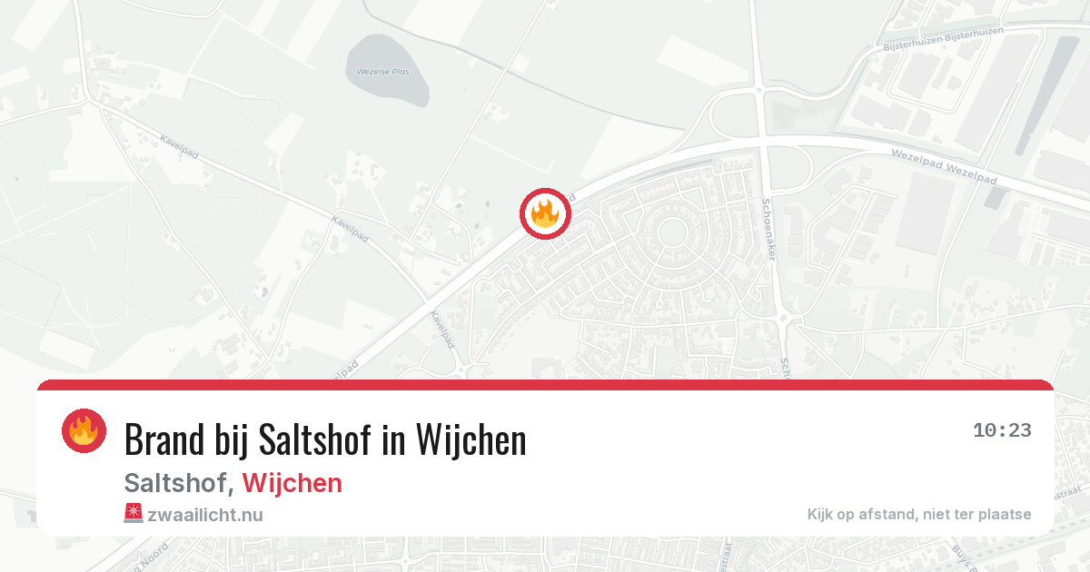 Brand bij Saltshof in Wijchen — 31 mei 2026