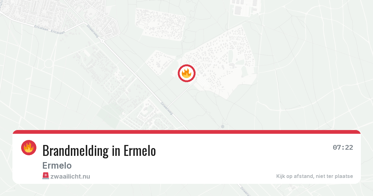 Brandmelding in Ermelo — 2 mei 2026