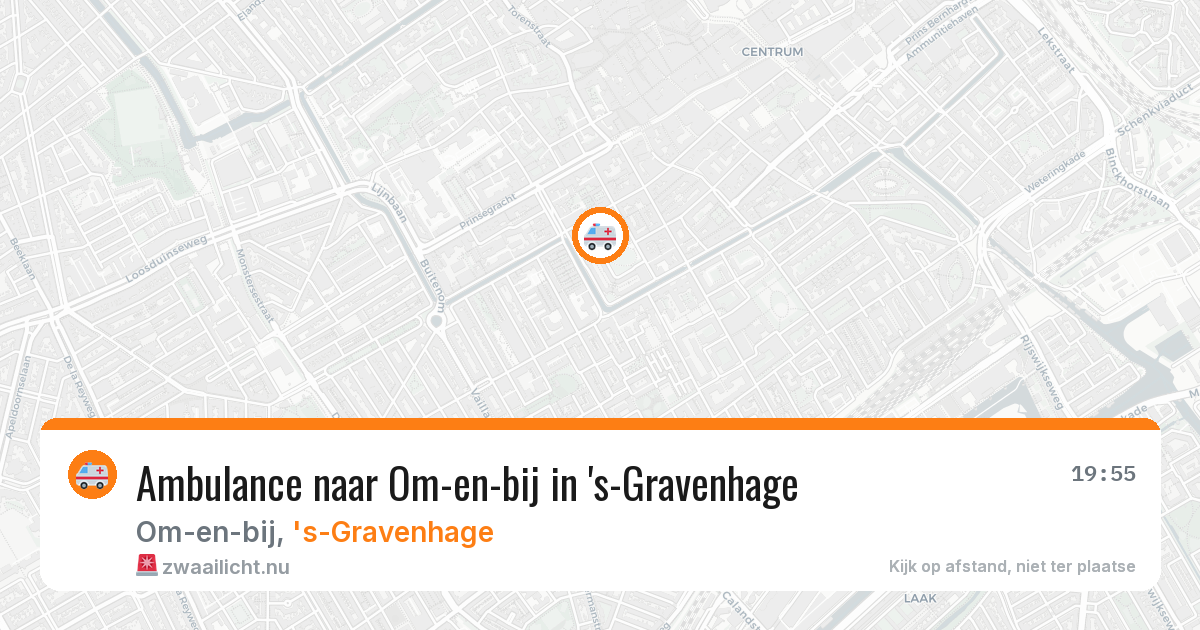 Ambulance naar Om-en-bij in 's-Gravenhage — 20 jul 2026