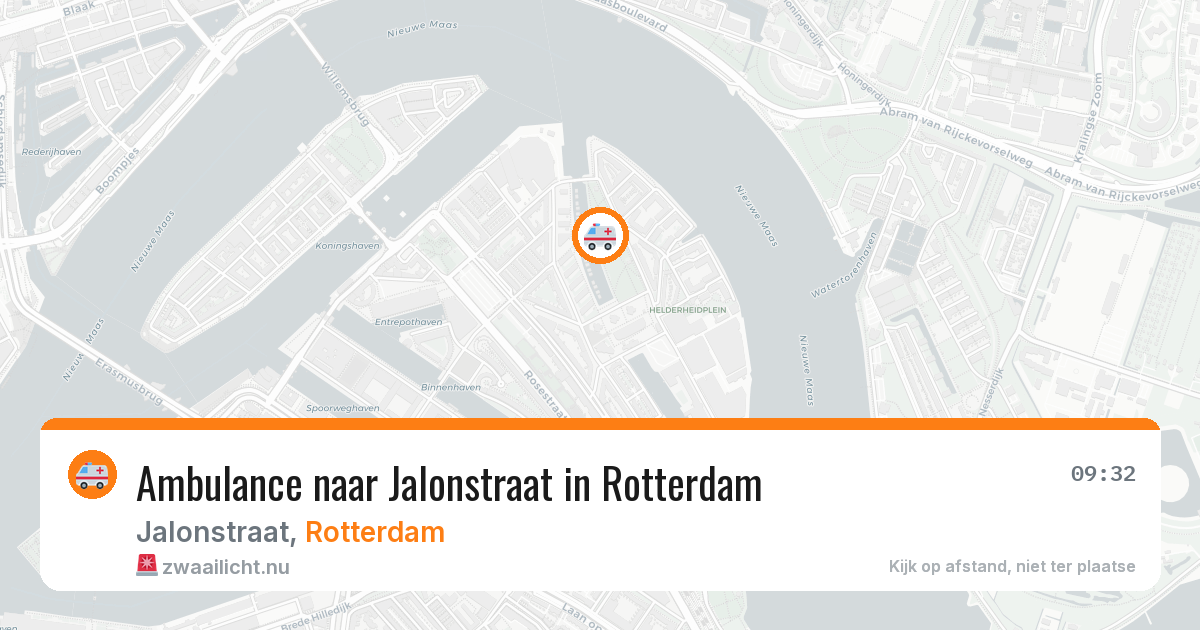 Ambulance naar Jalonstraat in Rotterdam — 1 apr 2026