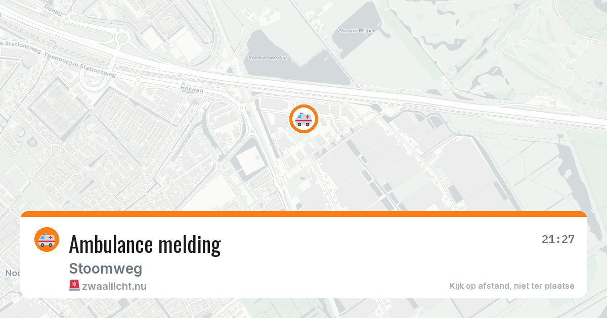 Ambulance melding — 25 jul 2026