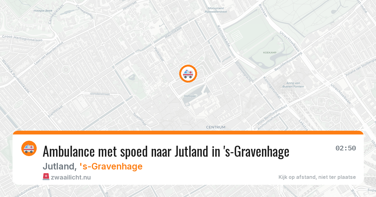 Ambulance met spoed naar Jutland in 's-Gravenhage — 1 feb 2026