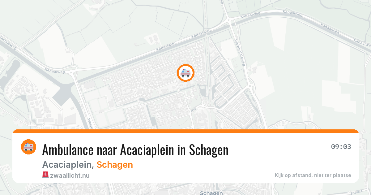 Ambulance naar Acaciaplein in Schagen — 28 apr 2026