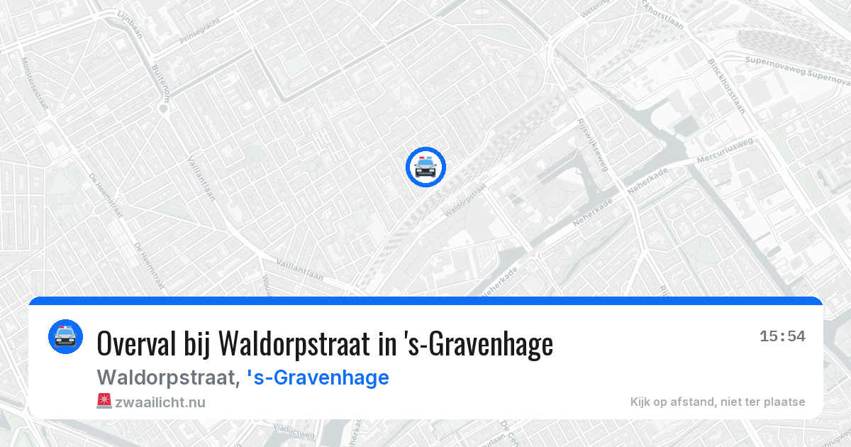 Overval bij Waldorpstraat in 's-Gravenhage — 25 jul 2026