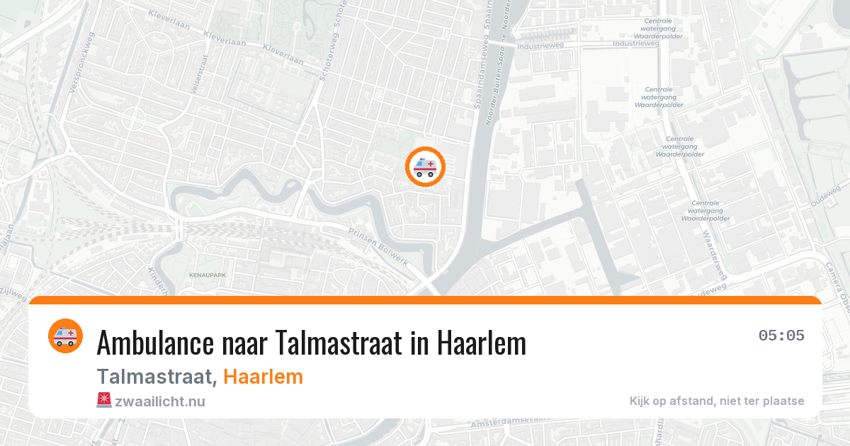 Ambulance naar Talmastraat in Haarlem — 12 jul 2026