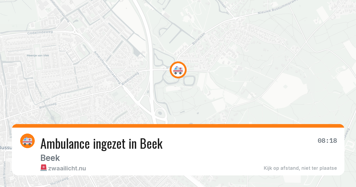 Ambulance ingezet in Beek — 16 jul 2026