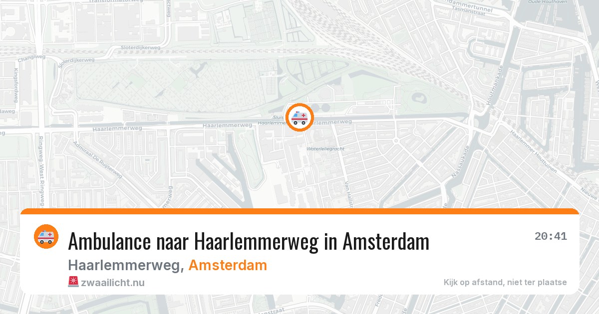 Ambulance naar Haarlemmerweg in Amsterdam — 1 jun 2026