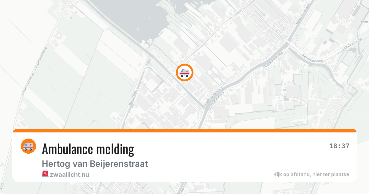 Ambulance melding — 26 mei 2026