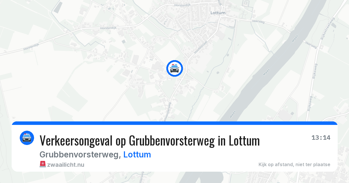 Verkeersongeval op Grubbenvorsterweg in Lottum — 30 apr 2026