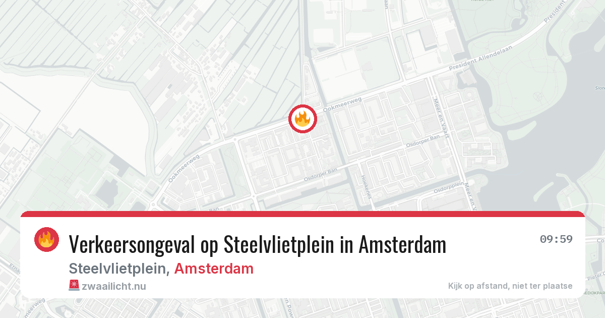 Verkeersongeval op Steelvlietplein in Amsterdam — 2 apr 2026