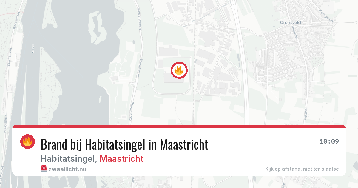 Brand bij Habitatsingel in Maastricht — 23 jun 2026