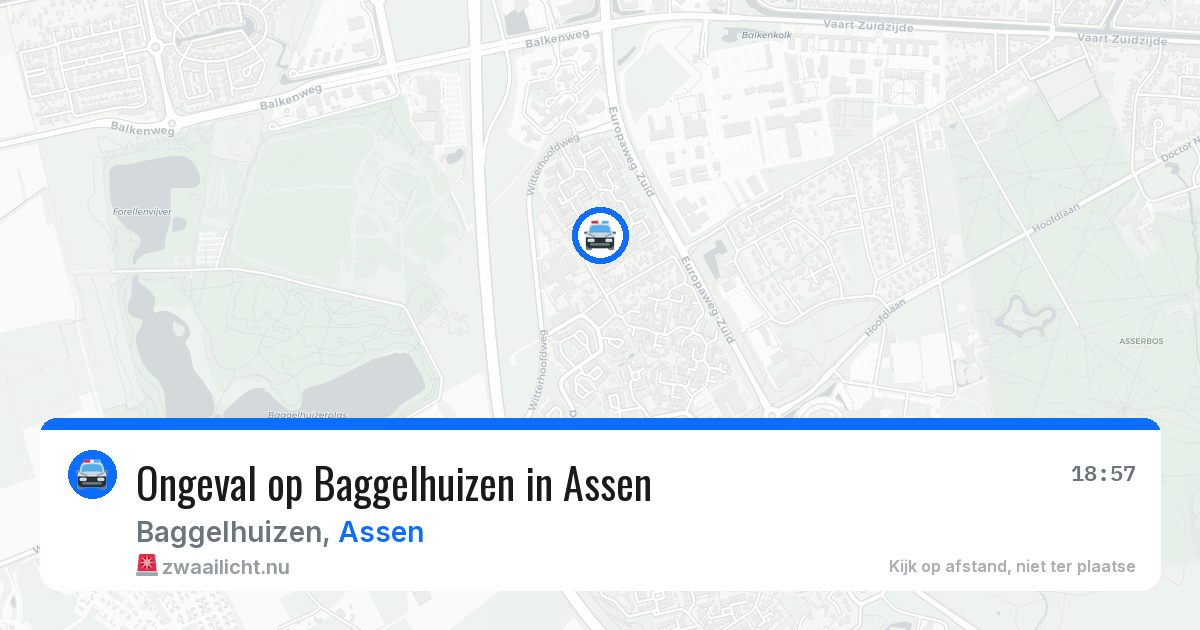 Ongeval op Baggelhuizen in Assen — 29 apr 2026
