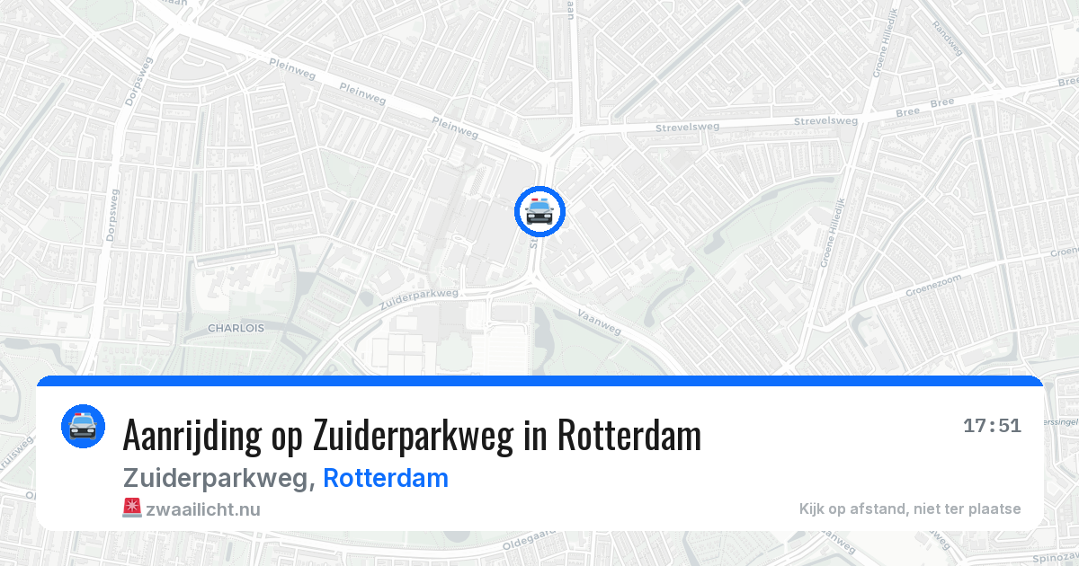 Aanrijding op Zuiderparkweg in Rotterdam — 2 jun 2026