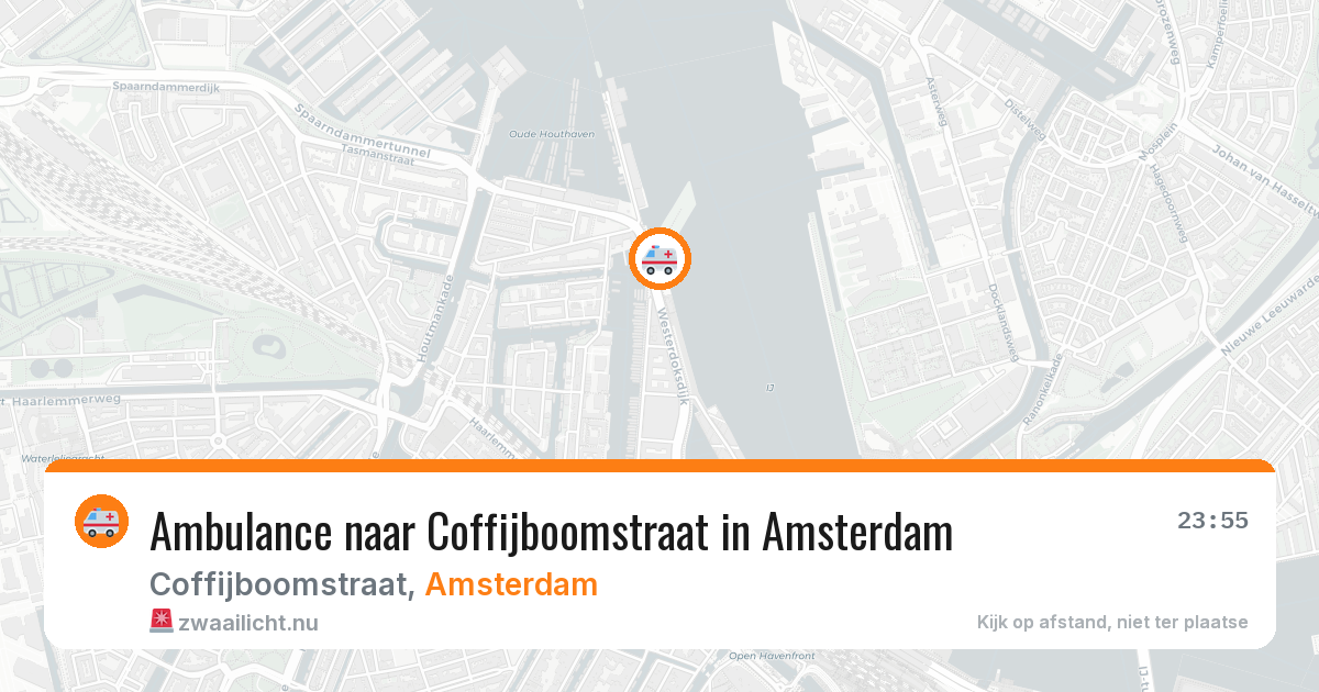 Ambulance naar Coffijboomstraat in Amsterdam — 26 mei 2026