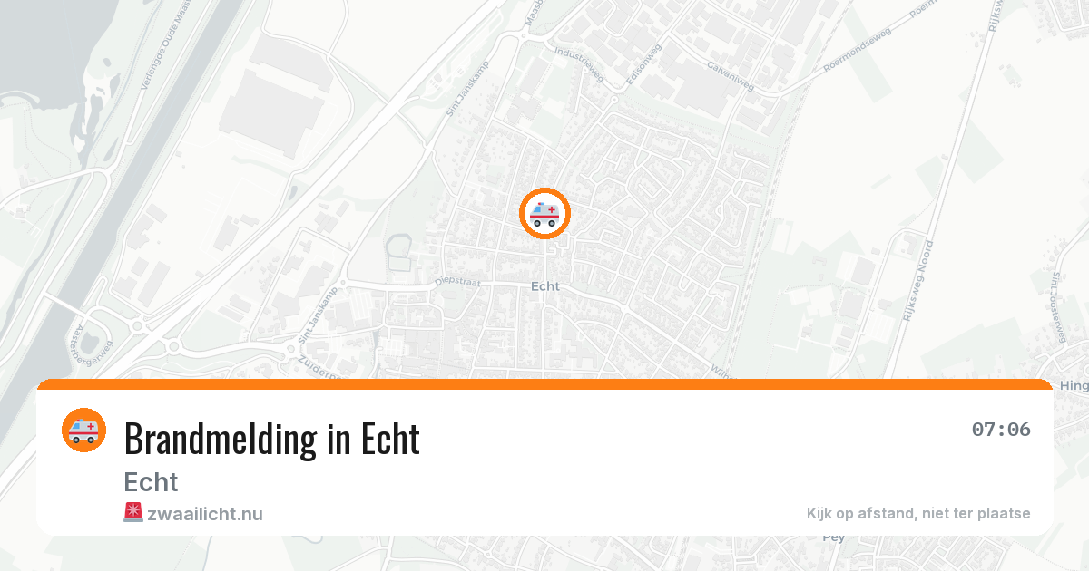 Brandmelding in Echt — 23 jul 2026
