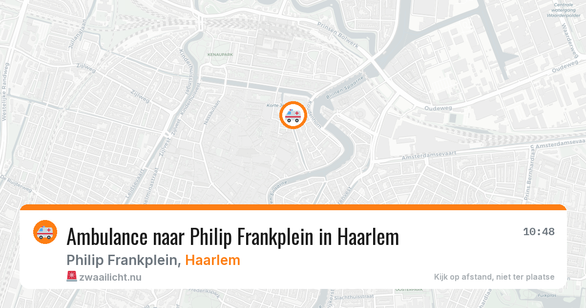 Ambulance naar Philip Frankplein in Haarlem — 25 mrt 2026