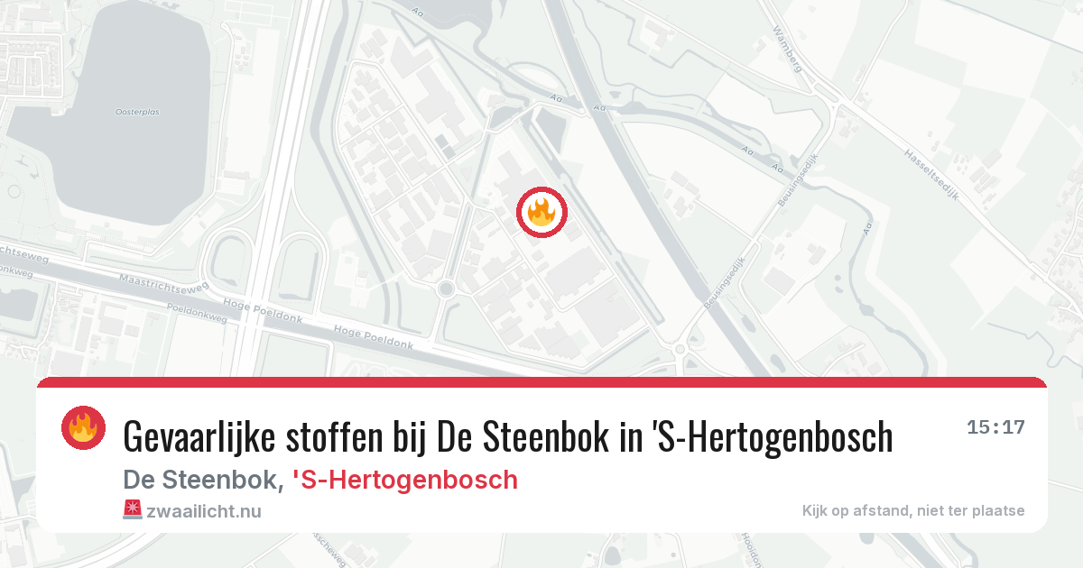 Gevaarlijke stoffen bij De Steenbok in 'S-Hertogenbosch — 21 jan 2026