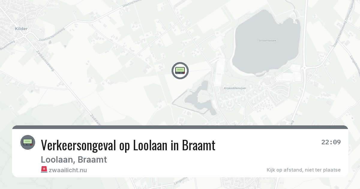 Verkeersongeval op Loolaan in Braamt — 13 jul 2026