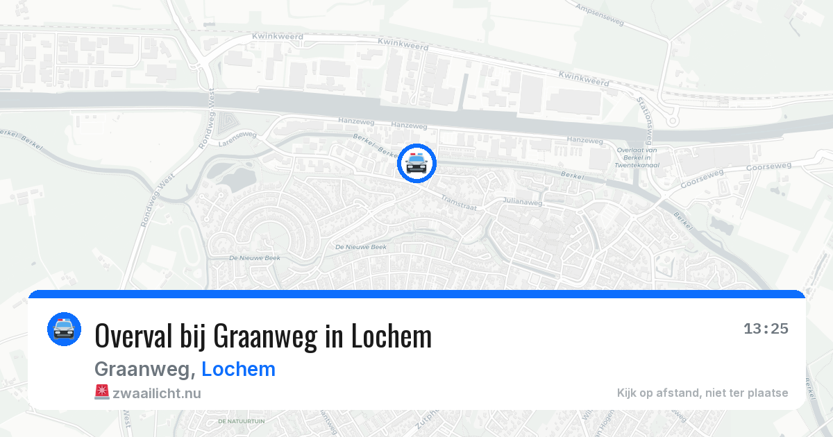 Overval bij Graanweg in Lochem — 6 mei 2026