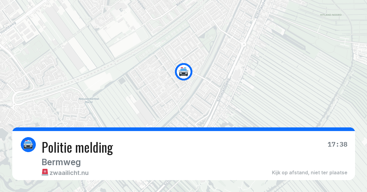 Politie melding — 20 mei 2026