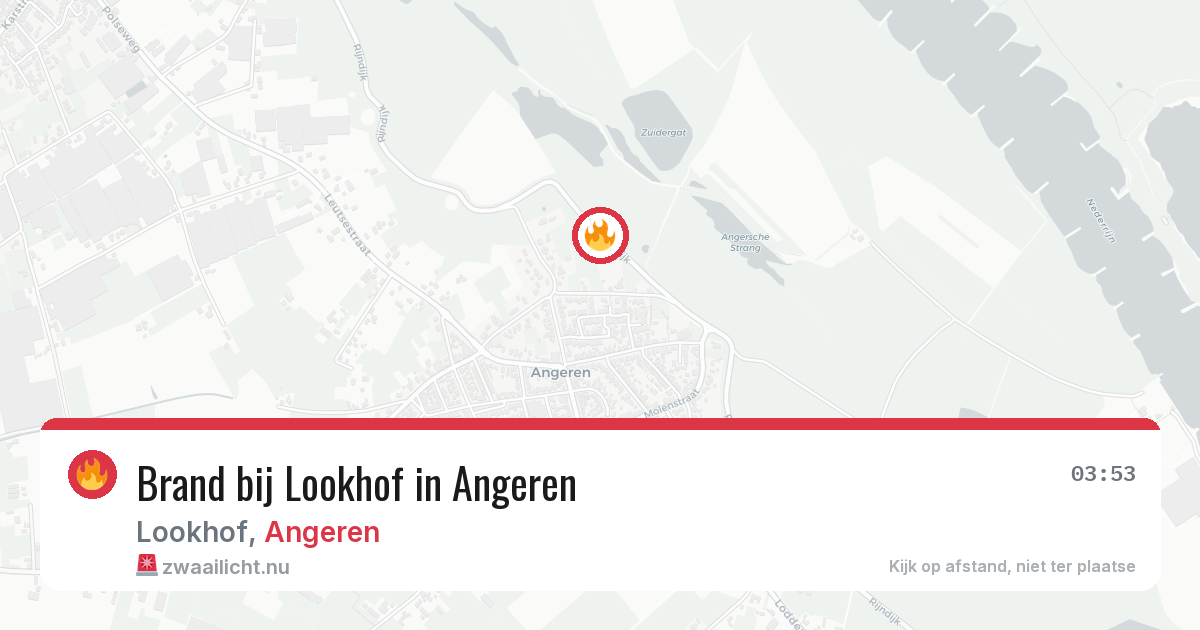 Brand bij Lookhof in Angeren — 9 mei 2026