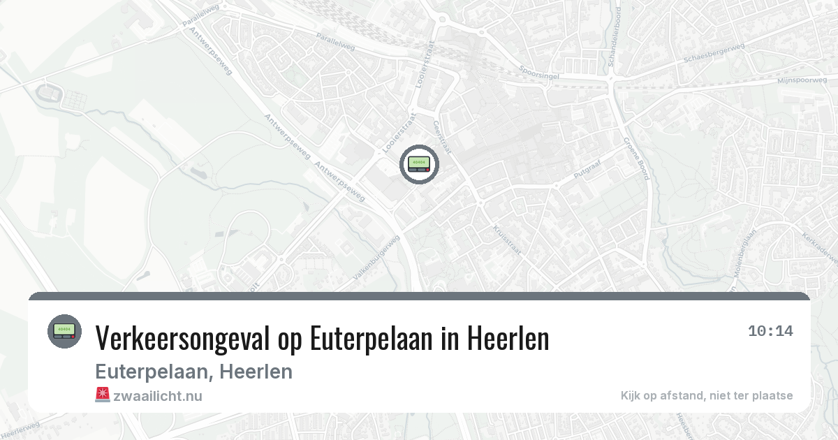 Verkeersongeval op Euterpelaan in Heerlen — 11 jul 2026