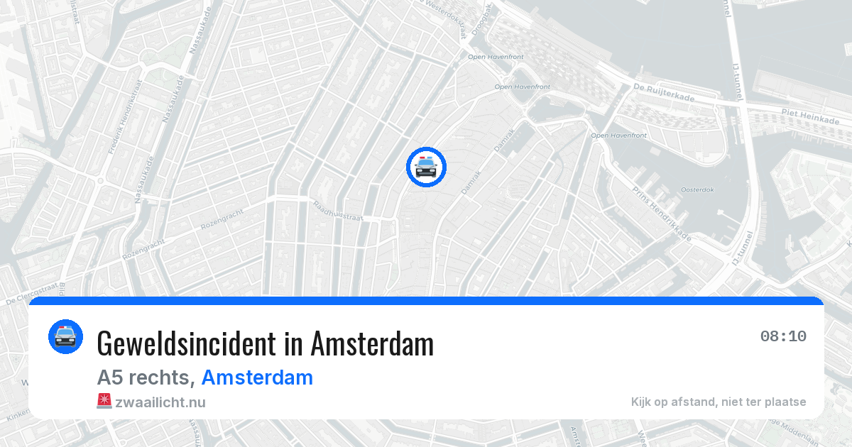 Geweldsincident in Amsterdam — 14 jul 2026