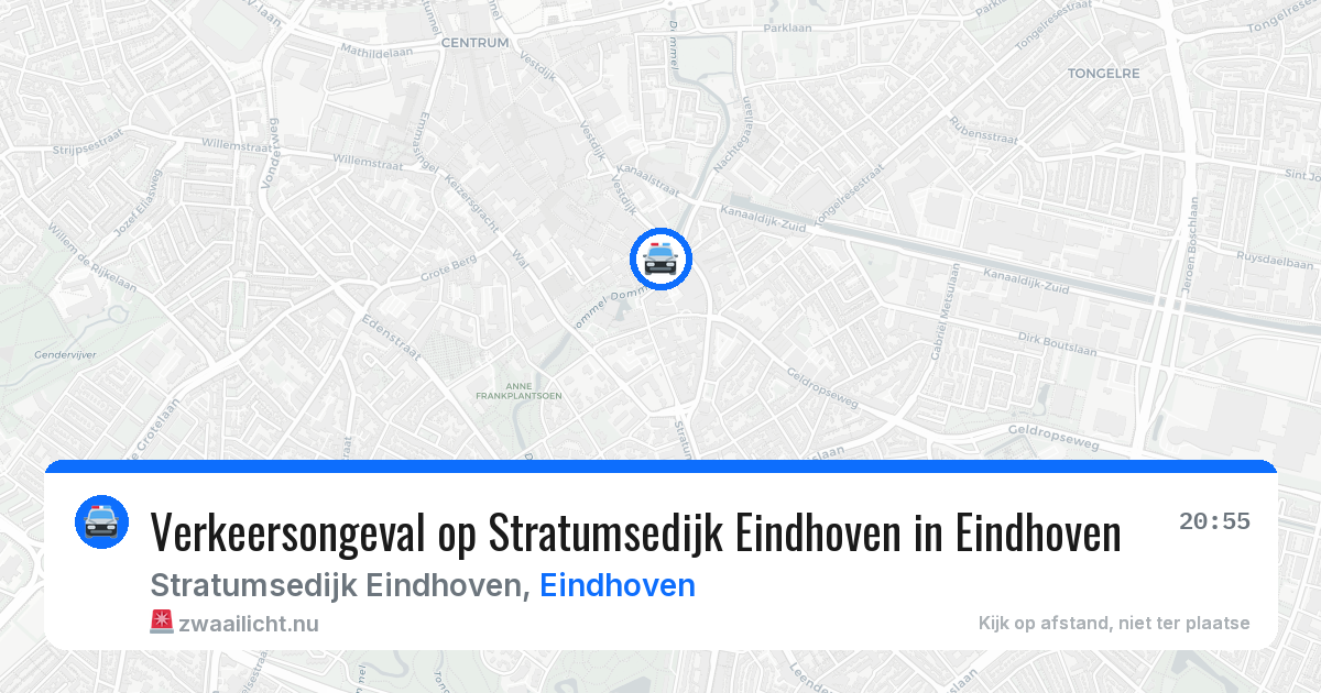 Verkeersongeval op Stratumsedijk Eindhoven in Eindhoven — 15 mei 2026