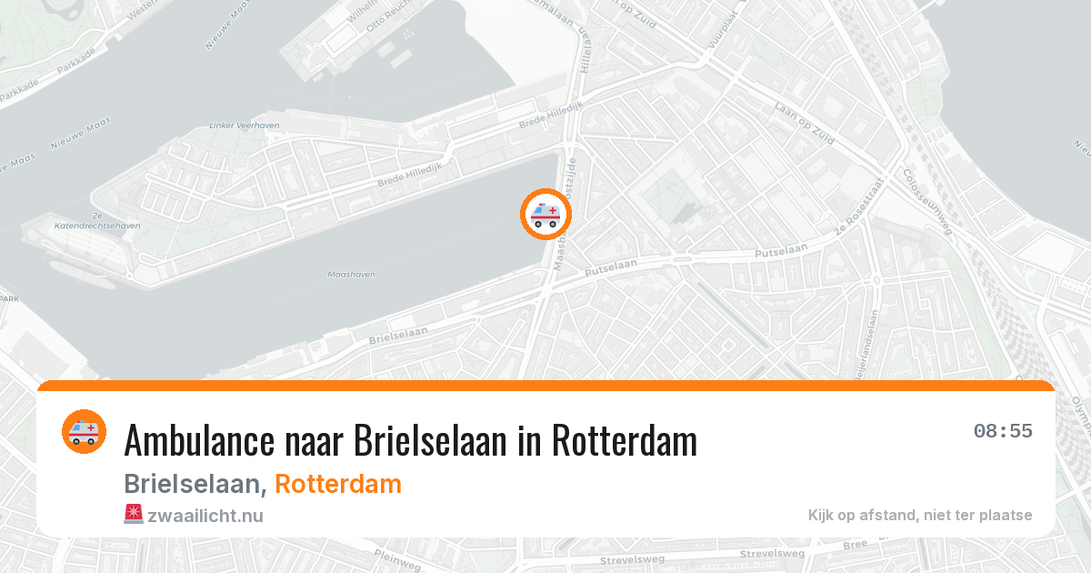 Ambulance naar Brielselaan in Rotterdam — 1 jun 2026
