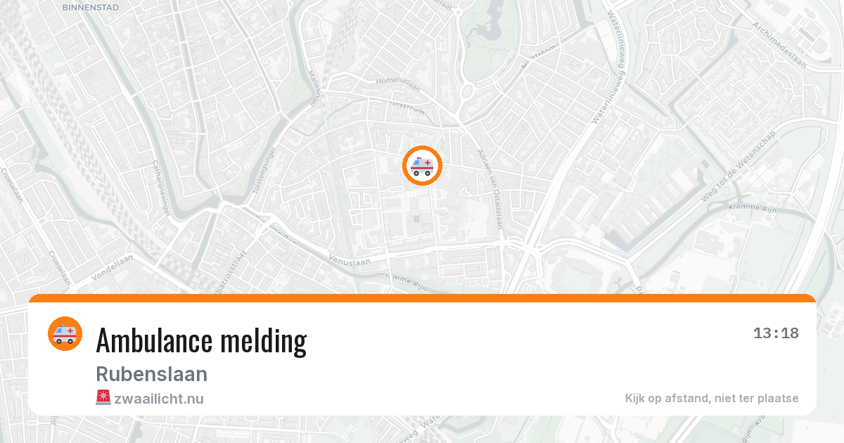 Ambulance melding — 17 mei 2026