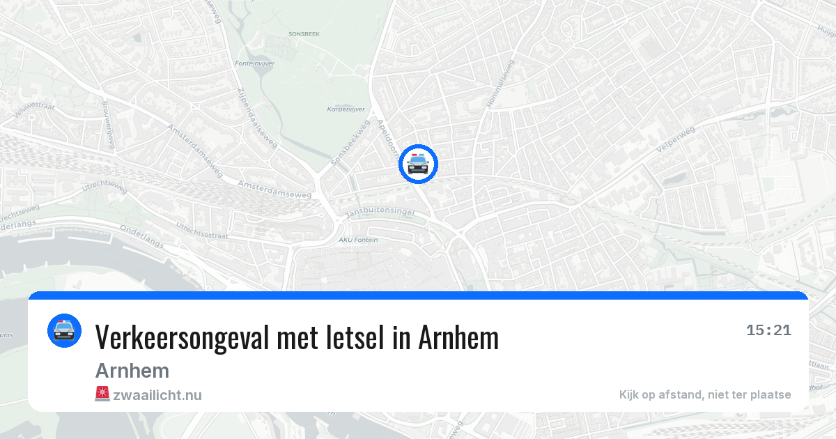 Verkeersongeval met letsel in Arnhem — 4 jun 2026