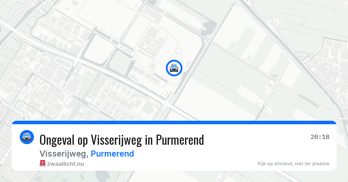 Ongeval op Visserijweg in Purmerend — 17 mei 2026