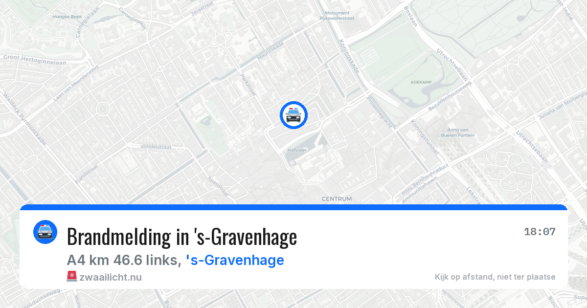 Brandmelding in 's-Gravenhage — 27 mei 2026