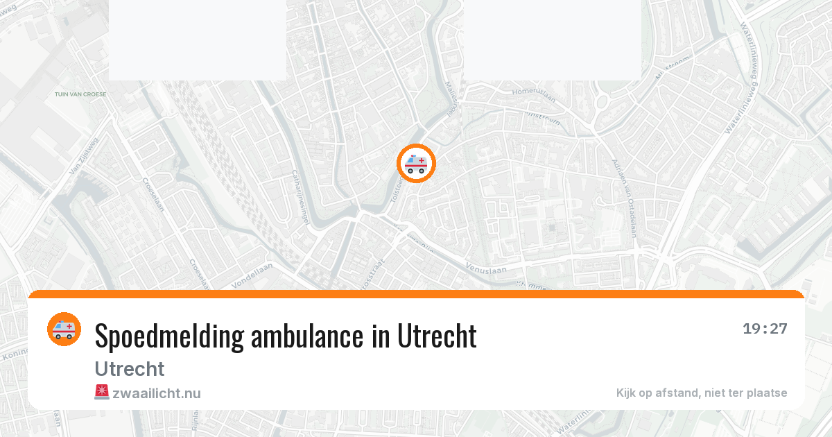 Spoedmelding ambulance in Utrecht — 10 jul 2026