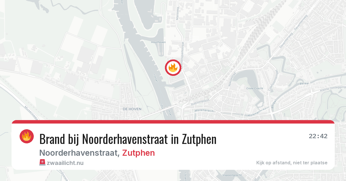 Brand bij Noorderhavenstraat in Zutphen — 5 jun 2026