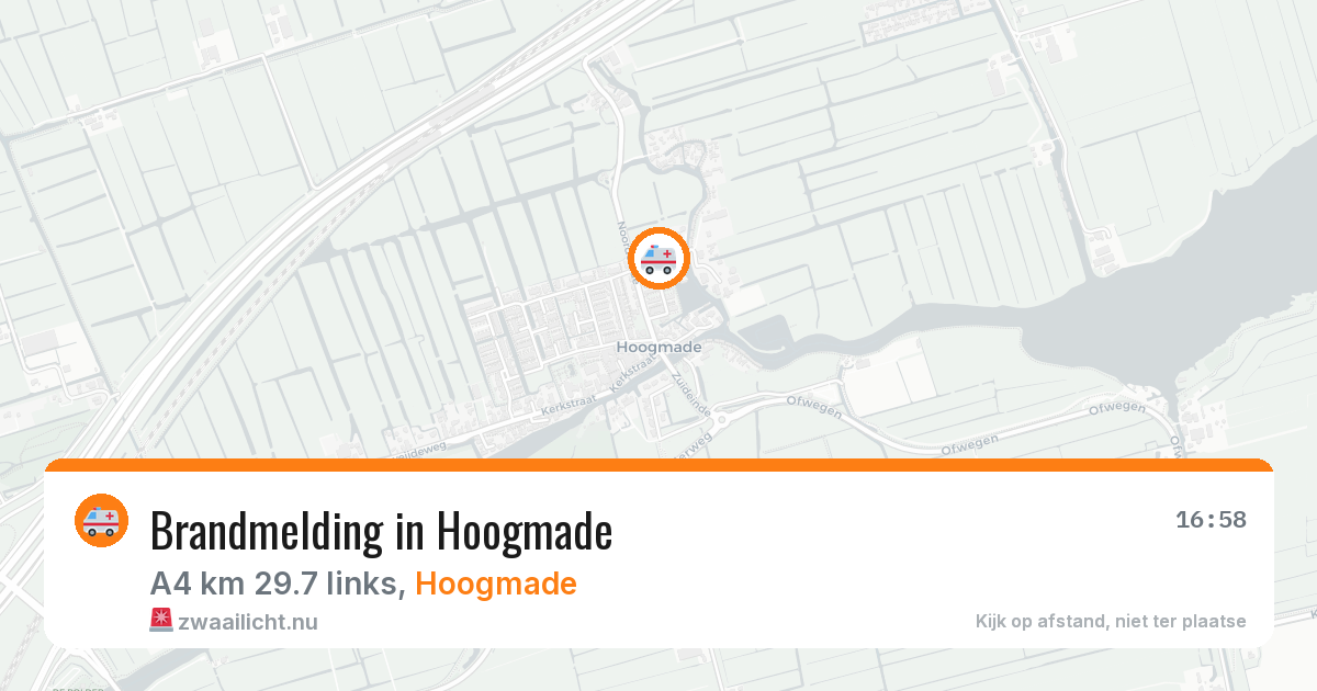 Brandmelding in Hoogmade — 2 feb 2026