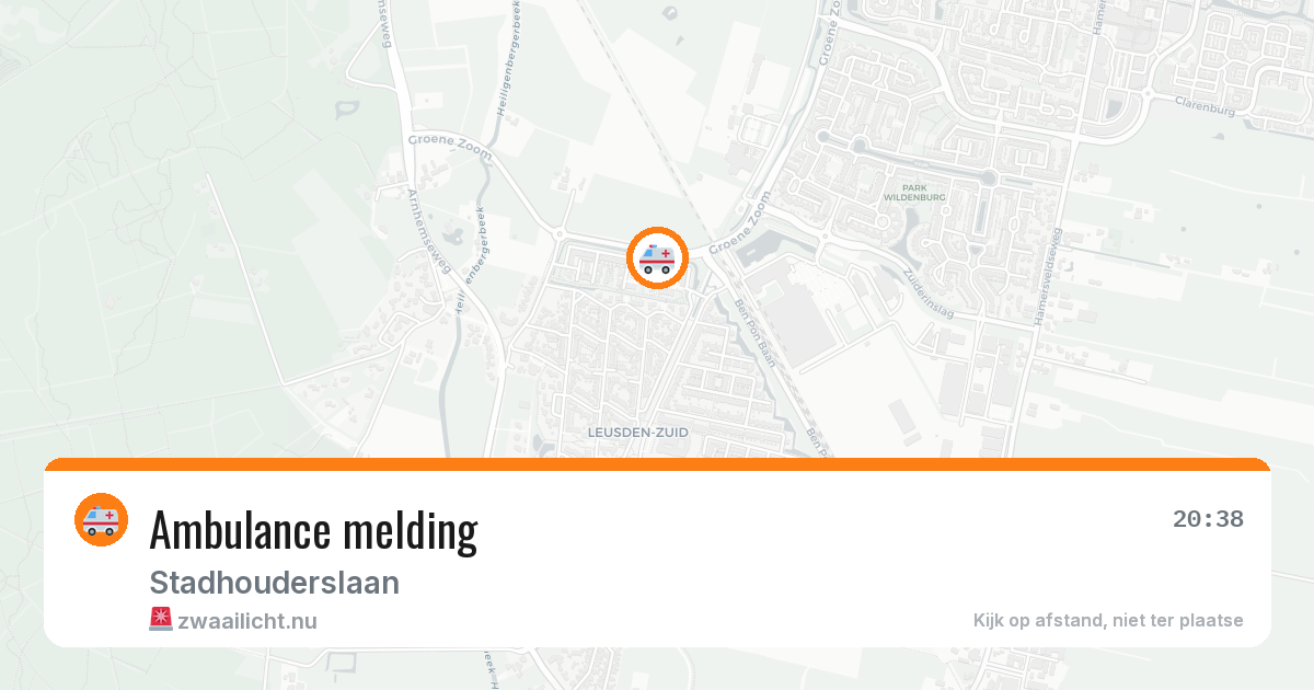 Ambulance melding — 17 jul 2026