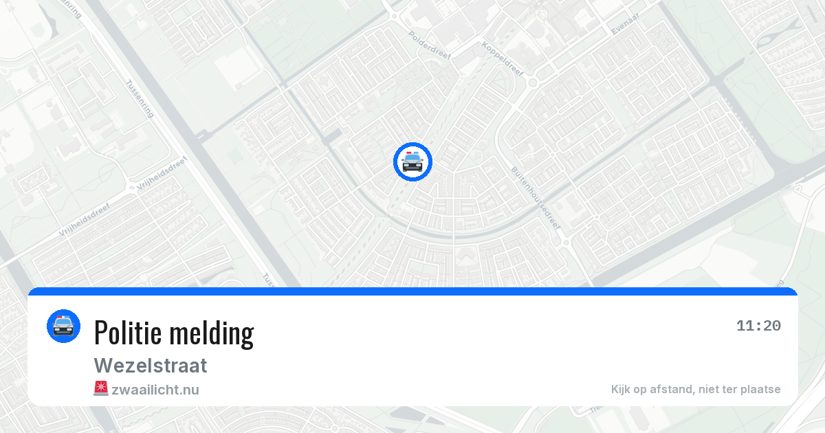Politie melding — 26 jun 2026