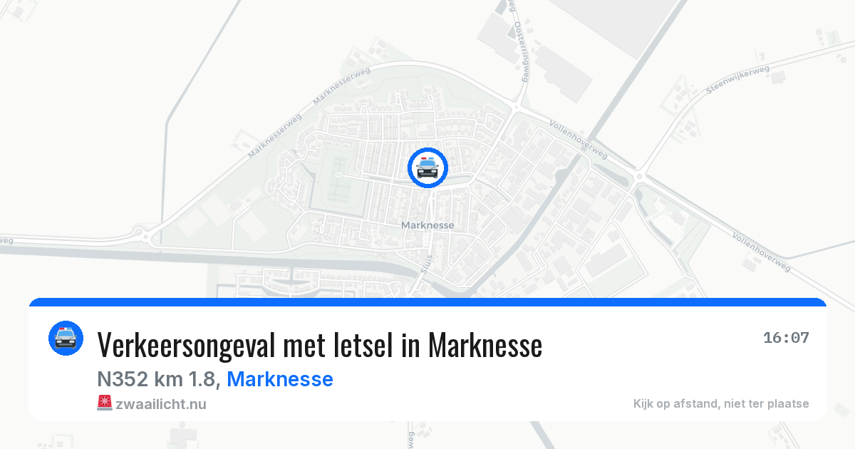Verkeersongeval met letsel in Marknesse — 2 mei 2026