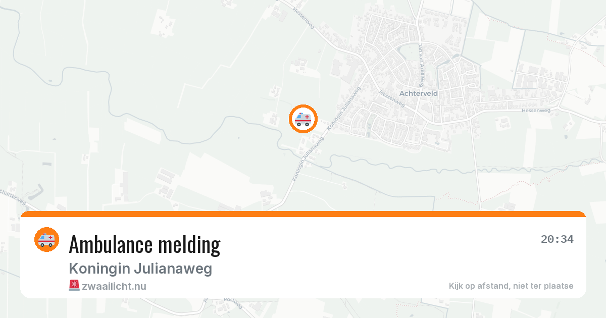 Ambulance melding — 4 jun 2026