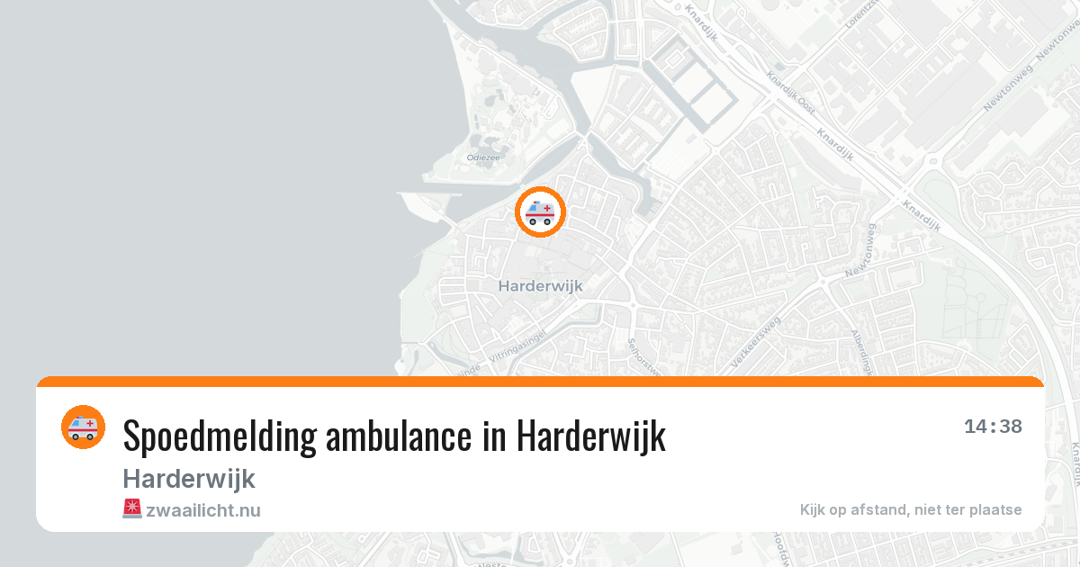 Spoedmelding ambulance in Harderwijk — 5 jun 2026