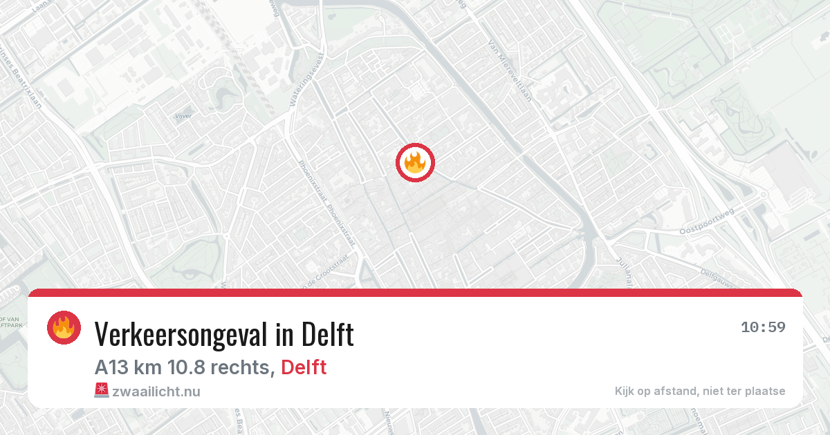 Verkeersongeval in Delft — 26 jan 2026