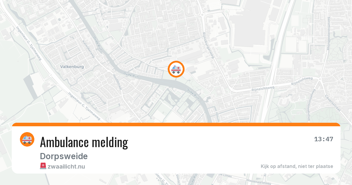 Ambulance melding — 14 jul 2026